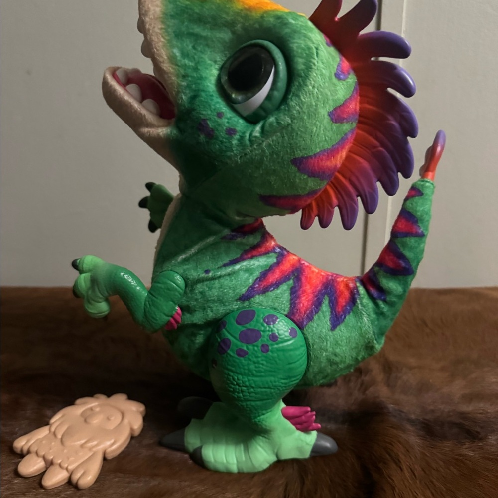 Munchin Rex Interactive Green Dinosaur Toy
